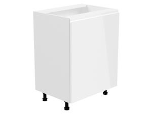 Mobistoxx Keukenkast ASPAS 1 deur links 60 cm wit/hoogglans wit