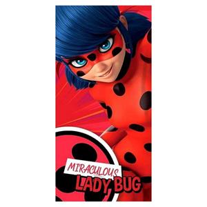 Miraculous - Ladybug Badetuch, Strandtuch 70 x 140 cm schnelltrockend