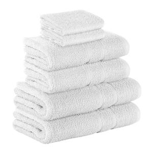 StickandShine Handtuch Set »2x Gästehandtuch 2x Handtücher 2x Duschtücher als SET in verschiedenen Farben (6 Teilig) 100% Baumwolle 500 GSM Frottee 6er Handtuch Pack«, 100% Baumwolle 500G