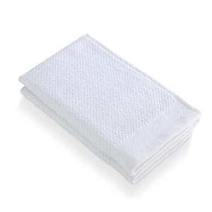 Walra Handtuch »Gästetuch Soft Cotton Popcorn Weiß - 2x 30x50 cm«, Weiß 100% Baumwolle (BCI) Handtücher
