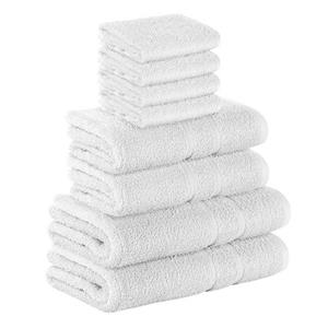 StickandShine Handtuch Set »4x Gästehandtuch 2x Handtücher 2x Duschtücher als SET in verschiedenen Farben (8 Teilig) 100% Baumwolle 500 GSM Frottee 8er Handtuch Pack« (Spar-set), 100% Bau