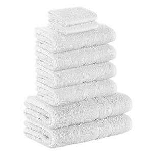 StickandShine Handtuch Set »2x Gästehandtuch 4x Handtücher 2x Duschtücher als SET in verschiedenen Farben (8 Teilig) 100% Baumwolle 500 GSM Frottee 8er Handtuch Pack«, 100% Baumwolle 500 