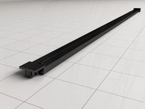 Mueller Noir stabilisatiestang voor inloopdouche 120cm zwart mat