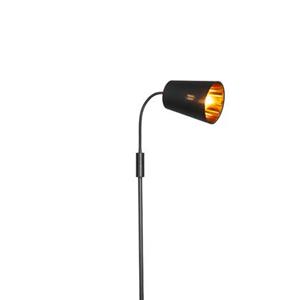 QAZQA Vloerlamp carmen - Zwart - Modern - L 55cm