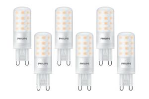 Philips CorePro G9 LED Lamp 4-40W Dimbaar Extra Warm Wit 6-Pack
