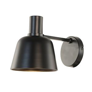 Lucande Servan wandlamp van zwart ijzer