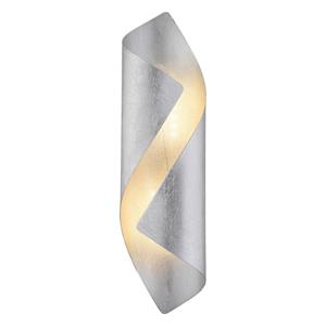 Lindby Wrenjo LED wandlamp, zilver, 45 cm