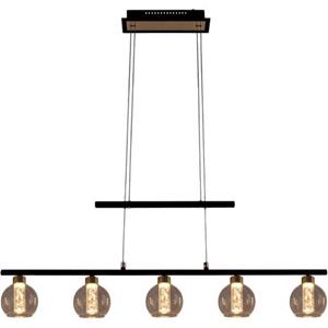 Naeve Leuchten LED-Pendelleuchte Brass 5-flammig höhenverstellbar