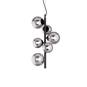 Ideallux Ideal Lux Perlage hanglamp zwart/zwart 6-lamps