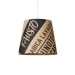 Lumbono Hanglamp N°66 parelboon met koffiezak-kap