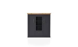 Highboard ¦ grau ¦ Maße (cm): B: 141 H: 45  - Möbel Kraft