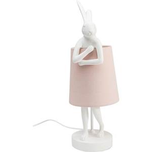 Kare Design Tafellamp Animal Rabbit White Rose 50cm