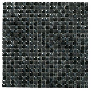 Dune Ceramic Mosaics Mozaiektegel 30x30cm Orion 8mm Mat/Glans zwart 185924