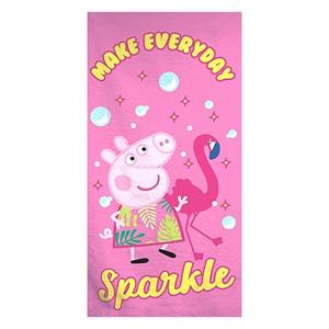 Peppa Pig Badetuch »MAKE EVERYDAY SPARKLE - Peppa Wutz«, Kinder Strandtuch 70 x 140 cm