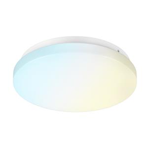 V-TAC - LED-Deckenleuchte/Platzleuchte rund - 36W einstellbare Lichtfarbe - 3900 Lumen - Ø45 cm - Diffuses Licht - Weiß mit Glaseffekt - IP20 Geeignet für Wohnzimmer, Schlafzimmer, B