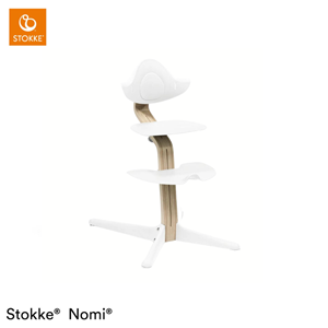 Stokke Nomi Kinderstoel - Beech Natural - White