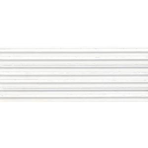 Marazzi Wandtegel  Rice 7,5x20 cm met Relief Decor Glans Bianco 