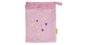Playshoes Frottee-Waschhandschuh Einhorn Waschlappen Mädchen rosa  Kinder