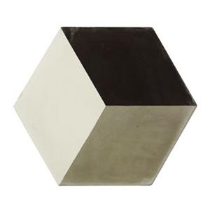 Praxis Vloertegel Marrakech hexagon decor 3-dimensionaal grijs 17x17cm