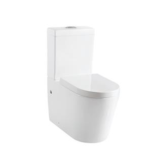 Aquazuro duoblok toilet Savio 2 I Universele aansluiting I Quick release & Soft-close toiletzitting wit