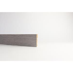 DecoMode hoge plint grijs eiken 240x6cm 12mm