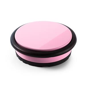 Vloerglijders Ronde deurstopper - roze/zwart - 100 x 30 mm - 1 kg
