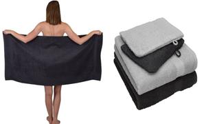 Betz Handtuch Set »5 TLG. Handtuch Set SINGLE PACK 100% Baumwolle 1 Duschtuch 2 Handtücher 2 Waschhandschuhe«