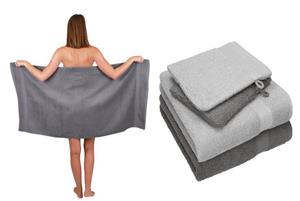 Betz Handtuch Set »5 TLG. Handtuch Set Single Pack 100% Baumwolle 1 Duschtuch 2 Handtücher 2 Waschhandschuhe« (5-tlg)