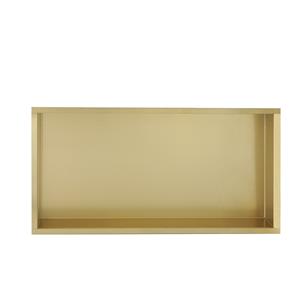 Sanilux Inbouwnis  Napo Wand 30x60x7 cm Geborsteld Goud 