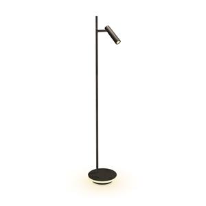 ONE Light  vloerlamp - 140 cm - 3W + 8W LED incl. - zwart