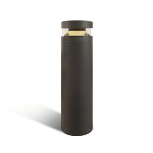 ONE Light Project Bollard - tuinpaal - Ø 16 x 60 cm - 20W LED incl. - IP65 - antraciet - warm witte lichtkleur