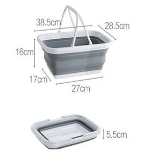 SUNEE Waschschüssel »Waschschüssel Faltbare Spülschüssel mit Griffen Aufbewahrungsbehälter« (1-St)