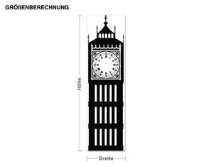 Klebefieber Wandtattoo-Uhr Big Ben