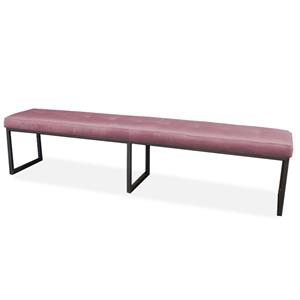 HomingXL Eetkamerbank Atlanta | stof Element roze 10 | 200 cm breed