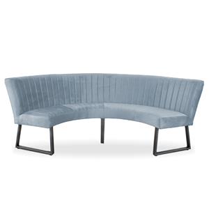 HomingXL Eetkamerbank Rondo Geschikt voor tafel 130 cm stof Element lichtblauw 16