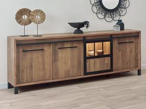 Mobistoxx Dressoir ALCANTARA 4 deuren old teck