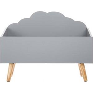 Parya Speelgoedkist - Wolkenvorm - Kleur Grijs