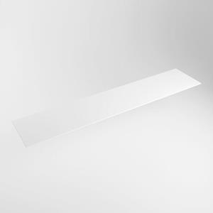 MONDIAZ TOP 23 Solid surface plateau / topplaat 200cm Dikte blad 0.9cm Blad geschikt voor afdekplaat | waskom T23XIM49860Talc