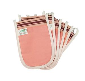 My Hamam Waschhandschuh »Peelinghandschuh (Hamam Kese) rosa, mittel« (12-tlg), Peeling & Reinigung der Haut