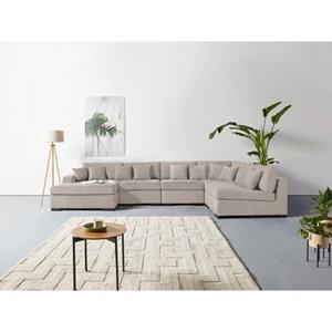 Guido Maria Kretschmer Home&Living Wohnlandschaft »Skara«, 5 Teile, Lounge-Sofa mit Federkernpolsterung, in vielen Bezugsvarianten