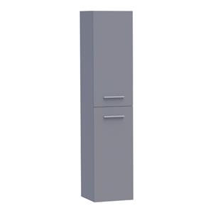 Saniclass EX Badkamerkast - 160x35x35cm - 1 links- rechtsdraaiende deur - zonder greep - MDF - mat grijs 7025
