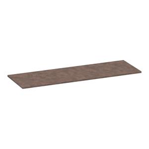 Saniclass MFC Wastafelblad - 140x46x2cm - zonder kraangat - MFC - Rusty TB-MFC140RU18