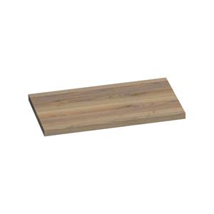 Saniclass Massief eiken Wastafelblad - 80x46x4cm - zonder kraangat - Hout Vintage oak i2920VO