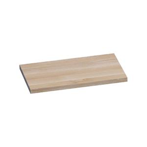 Saniclass Massief eiken Wastafelblad - 80x46x4cm - zonder kraangat - Hout white oak i2920WO