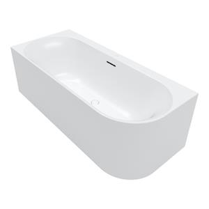 Villeroy & Boch Loop & friends hoekbad - 170x75cm - hoek rechts - acryl Stone white mat uba170lof9cl00v-rw