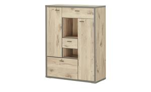 Primo Highboard  Orlando ¦ holzfarben ¦ Maße (cm): B: 96 H: 125 T: 38  - Möbel Kraft