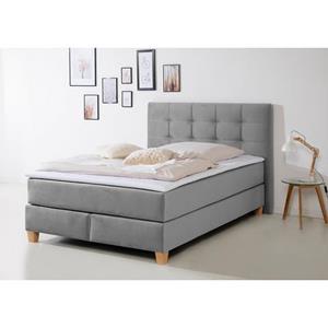 Home affaire Boxspring Moulay in extra lang 220 cm, met topmatras, 3 uitvoeringen, 4 breedten