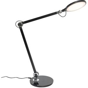 QAZQA LED Tafellamp don - Zwart - Modern - L 20.1cm