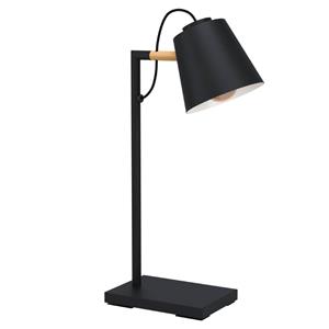 EGLO Lacey-Qi Tafellamp - LED - 50 cm - Zwart|Bruin - Dimbaar