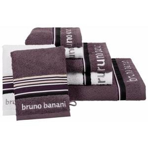 Bruno Banani Handtuch Set "Maja", (Set, 7 St., 1 Duschtuch-2 Handtücher-2 Gästetücher-2 Waschhandschuhe)